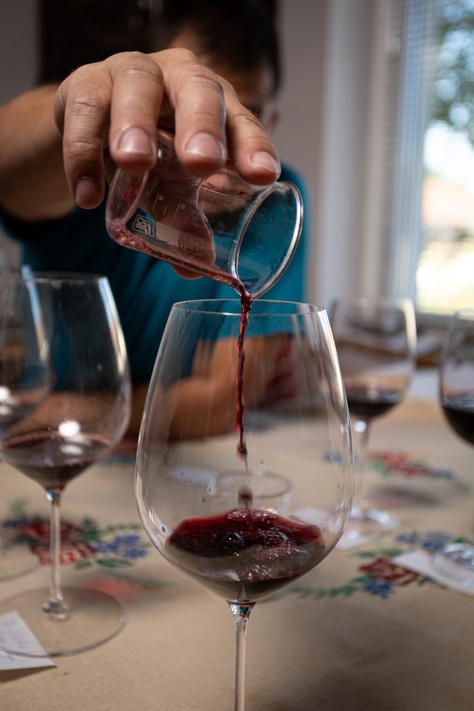 blending wine